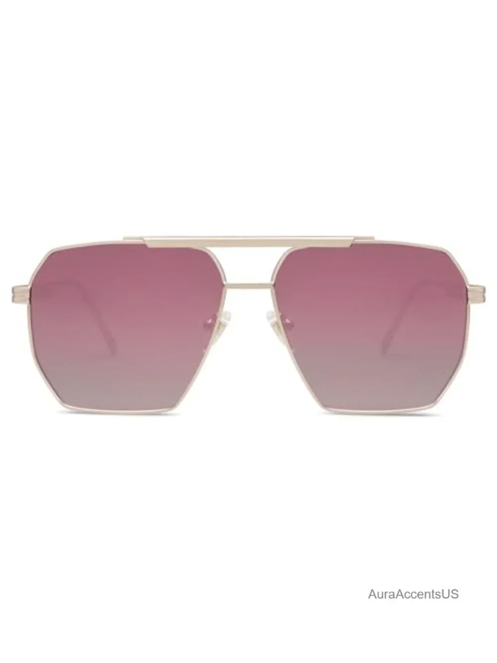 Oversized Square Polarized Sunglasses UV400 Anti-Glare Full Frame Metal